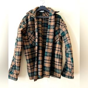 Men’s flannel jacket, size XL